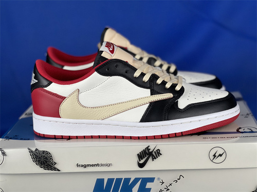 Original version_ AJ 1 low-top T S alliance_ white and red color color 40-47.5-0bfd7d7c